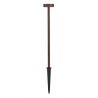 Mini Stalp LED cu tarus, iluminat exterior modern IP65 KIKO corten 24V