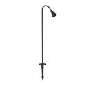 Stalp LED cu tarus, iluminat exterior modern IP65 WAKE negru 60cm 24V