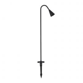 Tarusi - Stalp LED cu tarus, iluminat exterior modern IP65 WAKE negru 60cm 24V