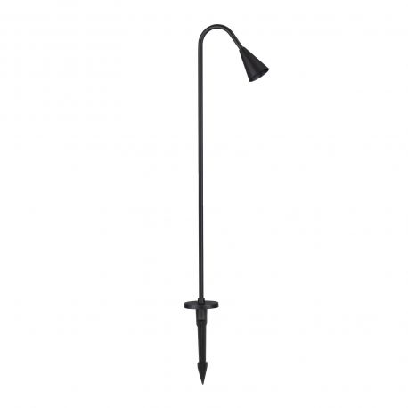 Tarusi - Stalp LED cu tarus, iluminat exterior modern IP65 WAKE negru 60cm 24V