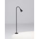 Tarusi - Stalp LED cu tarus, iluminat exterior modern IP65 WAKE negru 60cm 24V