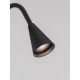 Tarusi - Stalp LED cu tarus, iluminat exterior modern IP65 WAKE negru 60cm 24V