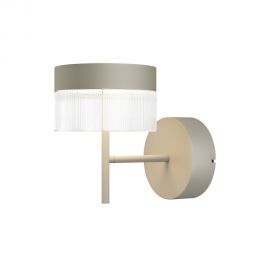 Aplice, corpuri de iluminat pentru pereti - Aplica de perete din metal bej Olin LED