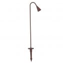 Stalp LED cu tarus, iluminat exterior modern IP65 WAKE corten 60cm 24V