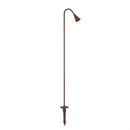 Tarusi - Stalp LED cu tarus, iluminat exterior modern IP65 WAKE corten 90cm 24V