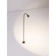 Tarusi - Stalp LED cu tarus, iluminat exterior modern IP65 WAKE corten 90cm 24V