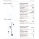 Tarusi - Stalp LED cu tarus, iluminat exterior modern IP65 WAKE corten 90cm 24V