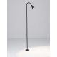 Tarusi - Stalp LED cu tarus, iluminat exterior modern IP65 WAKE negru 90cm 24V