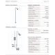 Tarusi - Stalp LED cu tarus, iluminat exterior modern IP65 WAKE negru 90cm 24V