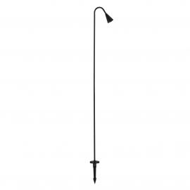 Tarusi - Stalp LED cu tarus, iluminat exterior modern IP65 WAKE negru 120cm 24V