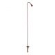 Stalp LED cu tarus, iluminat exterior modern IP65 WAKE corten 120cm 24V