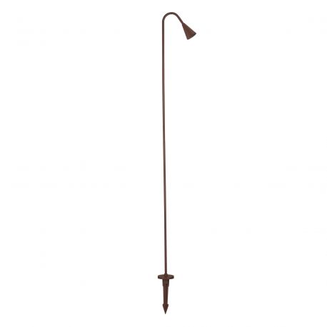 Tarusi - Stalp LED cu tarus, iluminat exterior modern IP65 WAKE corten 120cm 24V