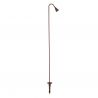 Stalp LED cu tarus, iluminat exterior modern IP65 WAKE corten 120cm 24V