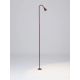 Tarusi - Stalp LED cu tarus, iluminat exterior modern IP65 WAKE corten 120cm 24V