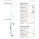 Tarusi - Stalp LED cu tarus, iluminat exterior modern IP65 WAKE corten 120cm 24V