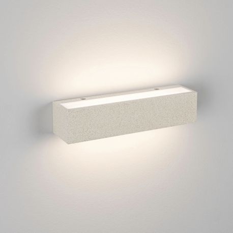 Aplice - Aplica perete exterior din ciment alb IP65 QUARRO LED