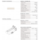 Aplice - Aplica perete exterior din ciment alb IP65 QUARRO LED