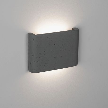Aplice - Aplica perete exterior din ciment gri IP65 NOOK LED
