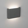 Aplica perete exterior din ciment gri IP65 NOOK LED