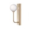 Aplica de perete baie din metal auriu, IP44 Ero