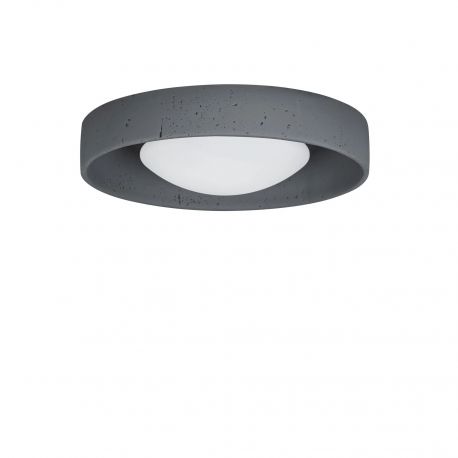 Plafoniere - Plafoniera exterior din ciment gri IP54 MOSS LED