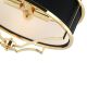 Candelabre, Lustre - Lustra suspendata din metal auriu si tesatura neagra Stesso S