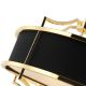 Candelabre, Lustre - Lustra suspendata din metal auriu si tesatura neagra Stesso M