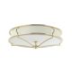 Lustre aplicate - Lustra aplicata din metal auriu satinat si tesatura crem Stesso PL M
