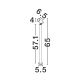 Tarusi - Proiector LED cu tarus IP65 NODO 3W 2700K 24V