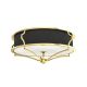 Lustre aplicate - Lustra aplicata din metal auriu si tesatura neagra Stesso PL M