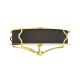 Lustre aplicate - Lustra aplicata din metal auriu si tesatura neagra Stesso PL M