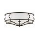 Lustre aplicate - Lustra aplicata din metal maro si tesatura crem Stesso PL M