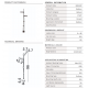 Stalpi - Stalp cu spoturi pivotante LED 21W 2700K, IP65 PIVOT corten