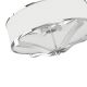 Candelabre, Lustre - Lustra din metal cromat si tesatura alb crem Gerdo