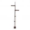 Stalp cu spoturi pivotante LED 21W 3000K, IP65 PIVOT corten