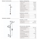 Stalpi - Stalp cu spoturi pivotante LED 21W 3000K, IP65 PIVOT corten