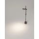 Stalpi - Stalp cu spot pivotant LED 11W 3000K, IP65 PIVOT corten