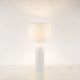 Veioze - Veioza, Lampa de masa din ceramica alba VALENTO