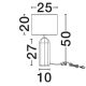 Veioze - Veioza, Lampa de masa din ceramica alba VALENTO