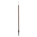 Stalp LED cu tarus, iluminat exterior modern IP65 SLICK corten H-90cm
