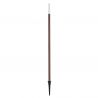 Stalp LED cu tarus, iluminat exterior modern IP65 SLICK corten H-90cm