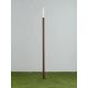 Tarusi - Stalp LED cu tarus, iluminat exterior modern IP65 SLICK corten H-90cm