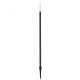 Tarusi - Stalp LED cu tarus, iluminat exterior modern IP65 SLICK negru H-90cm