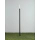 Tarusi - Stalp LED cu tarus, iluminat exterior modern IP65 SLICK negru H-90cm
