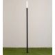 Tarusi - Stalp LED cu tarus, iluminat exterior modern IP65 SLICK negru H-90cm