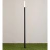 Stalp LED cu tarus, iluminat exterior modern IP65 SLICK negru H-90cm