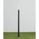 Tarusi - Stalp LED cu tarus, iluminat exterior modern IP65 SLICK negru H-60cm