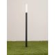 Tarusi - Stalp LED cu tarus, iluminat exterior modern IP65 SLICK negru H-60cm