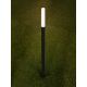 Tarusi - Stalp LED cu tarus, iluminat exterior modern IP65 SLICK negru H-60cm