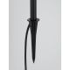 Tarusi - Stalp LED cu tarus, iluminat exterior modern IP65 SLICK negru H-60cm